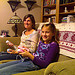 Thumbnail of Michelle & Abby playing MarioKart Wii